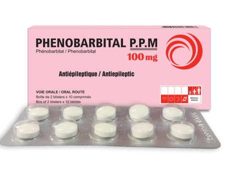 PHENOBARBITAL PPM 100MG TAB (BOX 2x10)(PPM) Online Sale